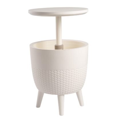 Mesa hielera blanco