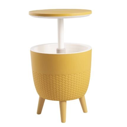 Mesa hielera Amarillo