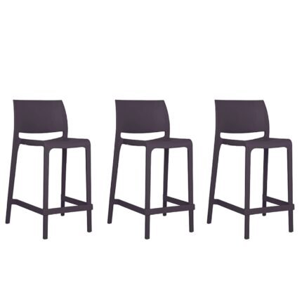 Set Banco Sensilla 3 o 4 Piezas Gris Oscuro