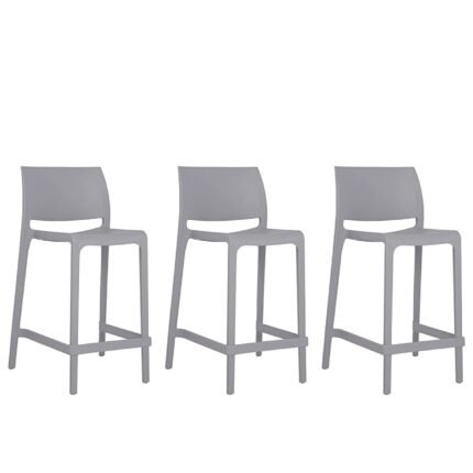 Set Banco Sensilla 3 o 4 Piezas Gris Claro