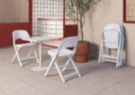 silla plegable ambiente exterior terraza