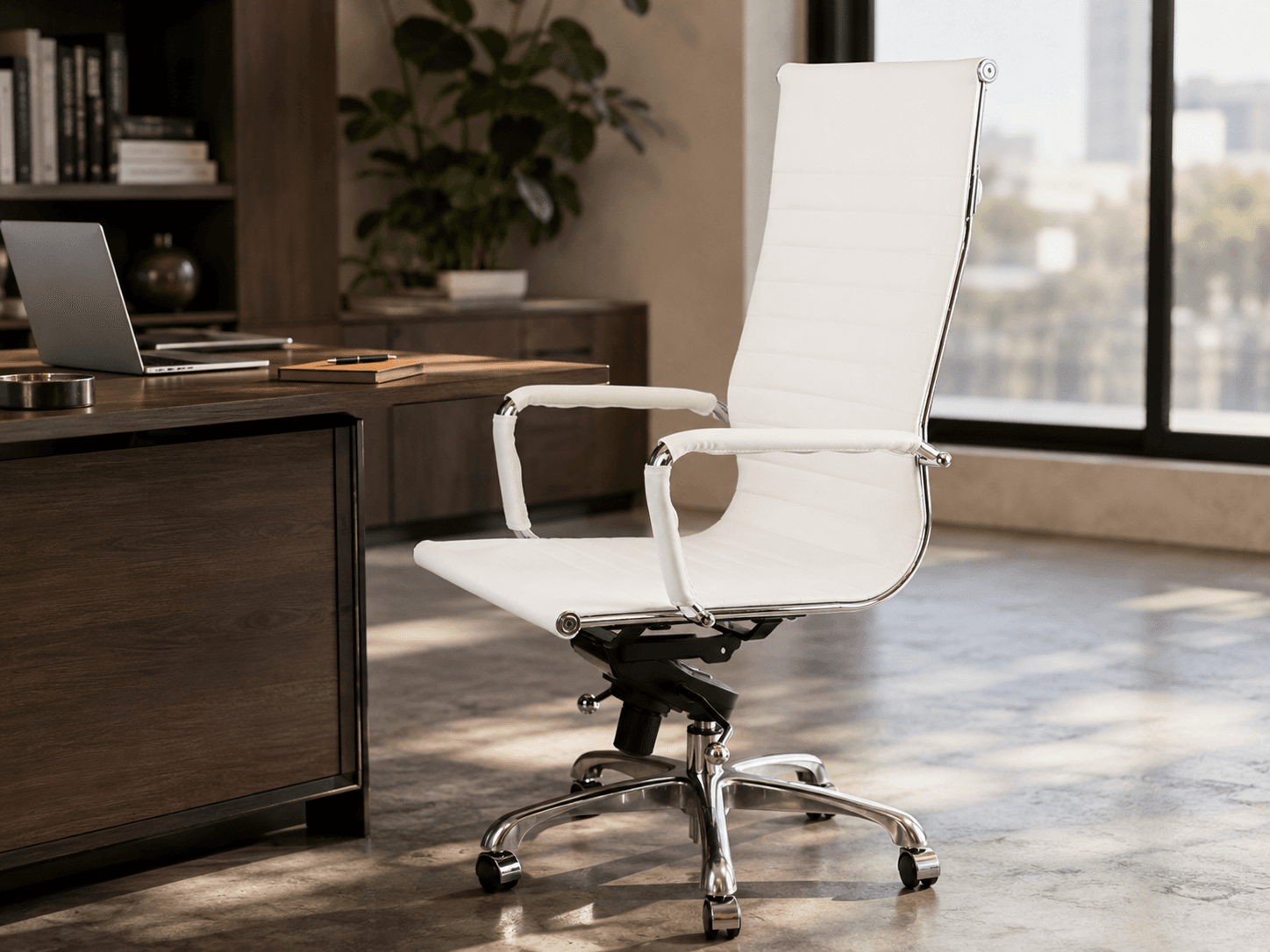 Silla para oficina en espacio de trabajo