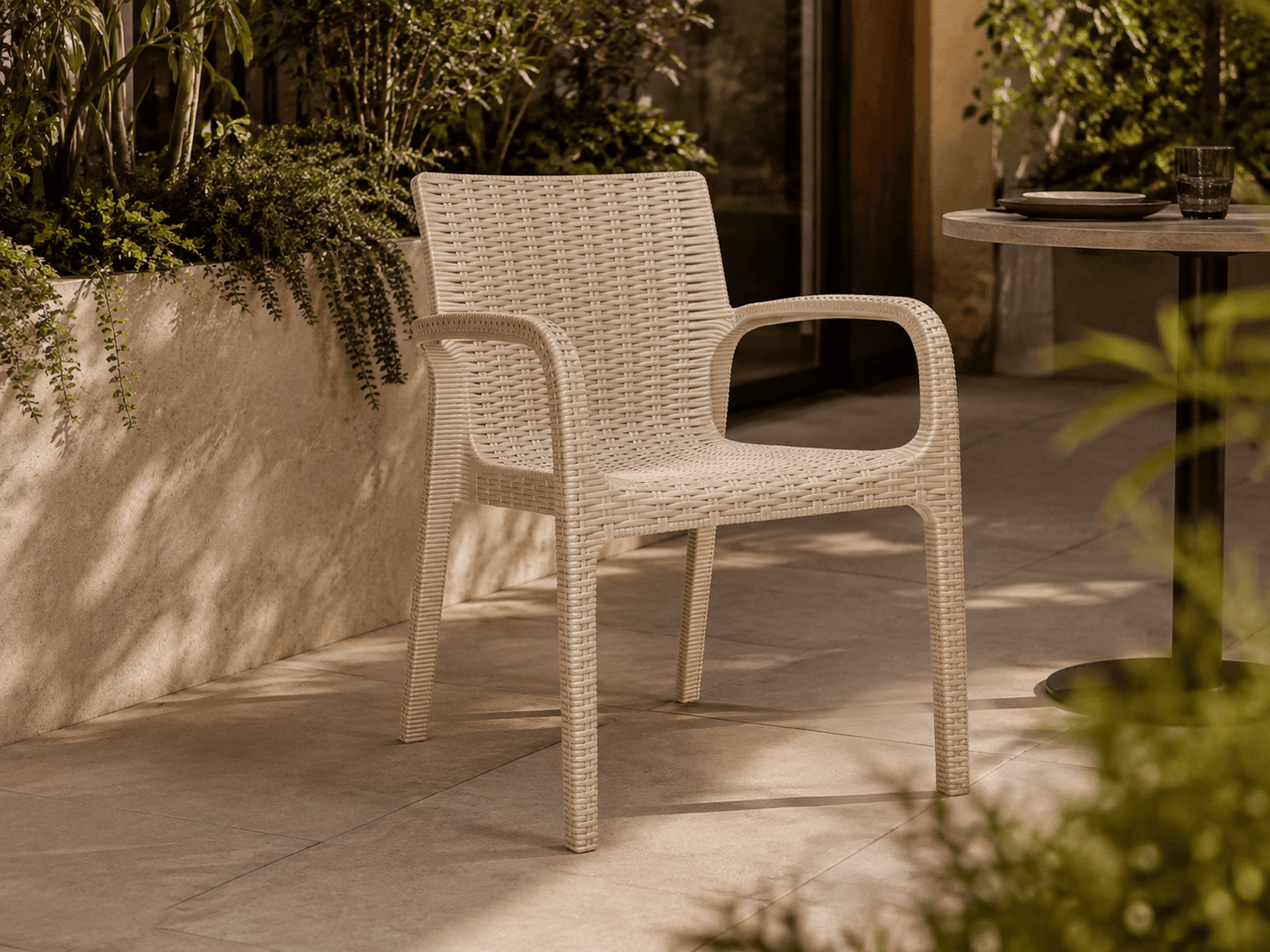 Silla para terraza comercial