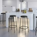 Banco Arne con estructura de madera