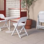 Silla de comedor para cafetería Silla Plegable