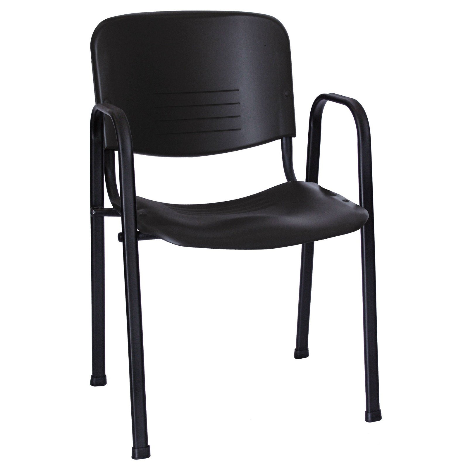 NovaisoConBrazosNegro-cuadrada Silla Novaiso con Brazos - Imagen 1