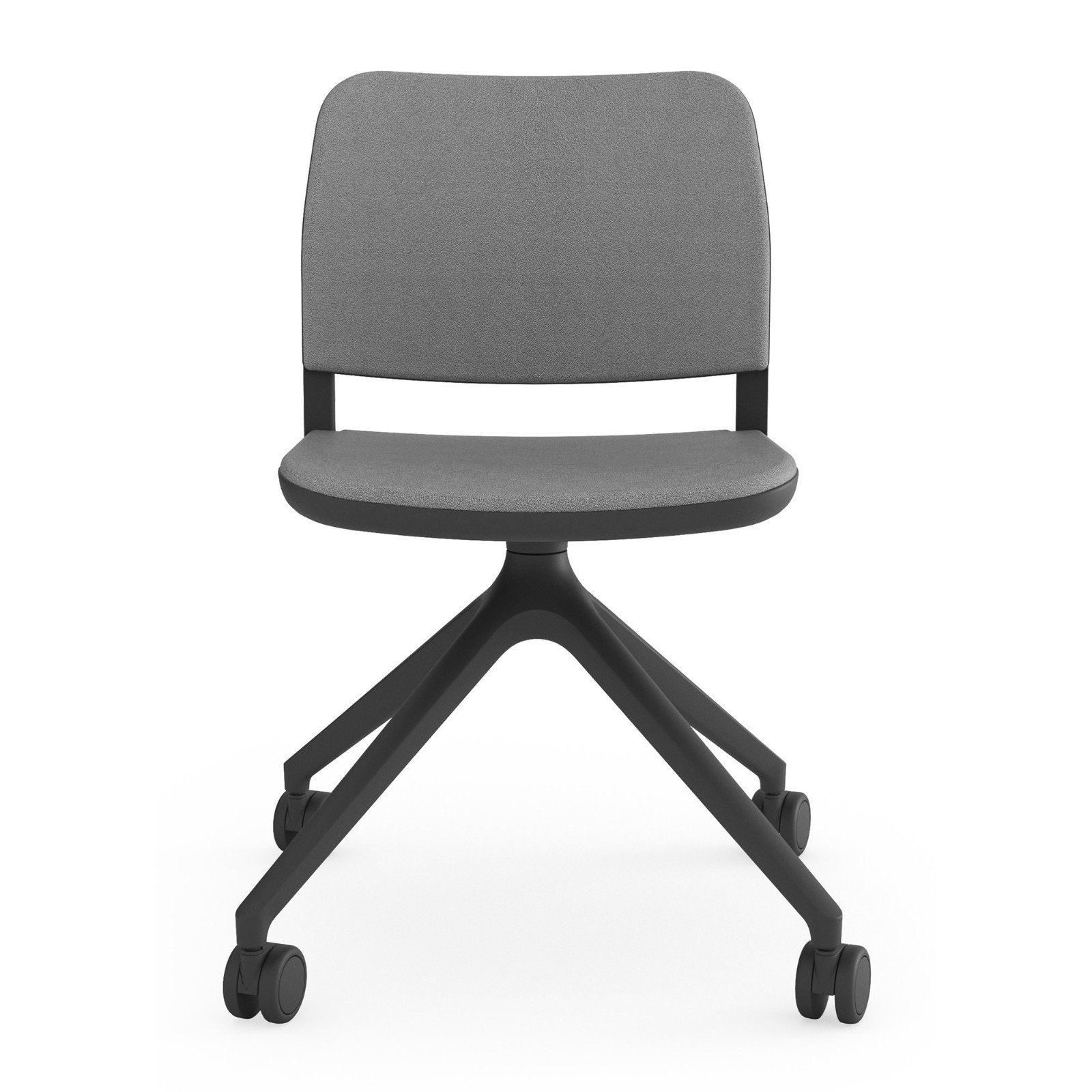 OHS-12-Negro-frente-cuadrada Silla Ciao con Brazos OHS-12CB - Imagen 1