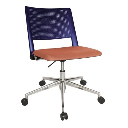 Silla Revolution Tapizada OHS-87AL Azul marino arenilla