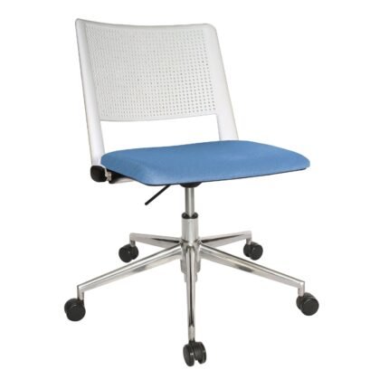 Silla Revolution Tapizada OHS-87AL Blanco celeste