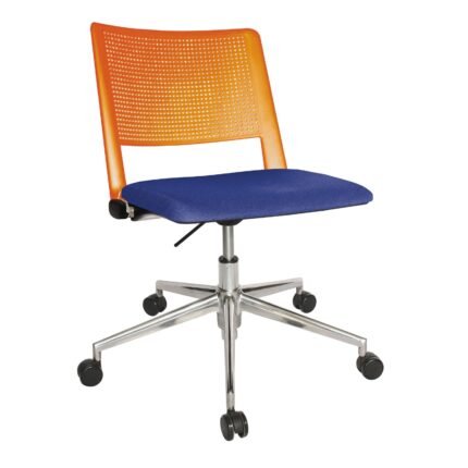Silla Revolution Tapizada OHS-87AL Naranja cobalto