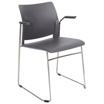 Silla Alpha Cromo Gris