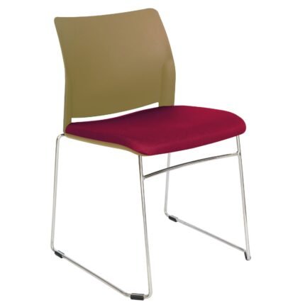 Silla Alpha Cromo Arena vino