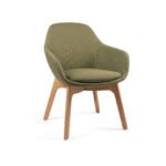 Silla Fabrizia Patas de Madera - Imagen 2