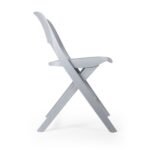 Silla Plegable gris — silla para restaurante y comedor