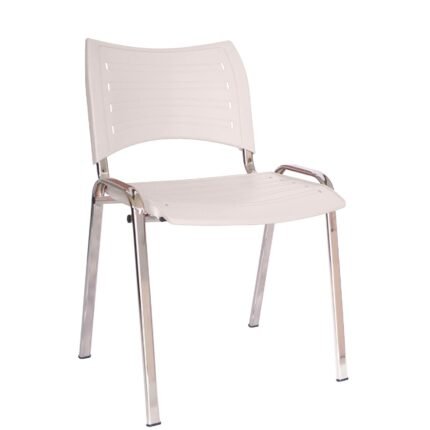 Silla Innova Cromo blanco