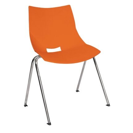 Silla Shell Visitante Naranja
