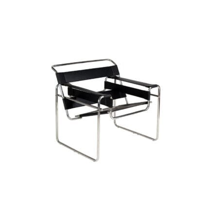 Silla Wassily tapiz en vinipiel